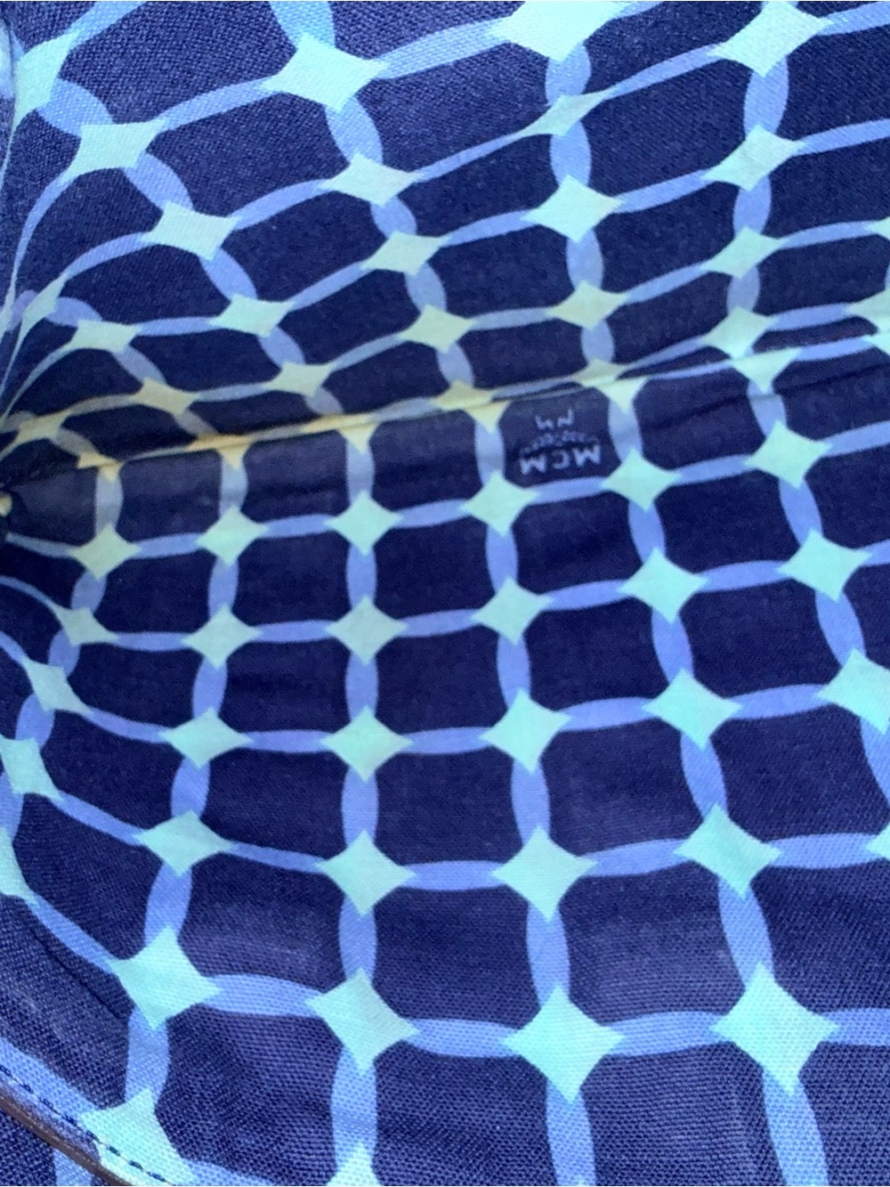 MCM Black Leather Laptop Sleeve with Silver Logo - Picture 5 of 5